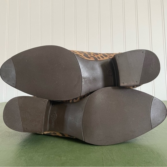 NWT Bos & Co. RECAP Waterproof Faux Leopard Leather Chelsea Boots *Portugal* - Picture 9 of 15